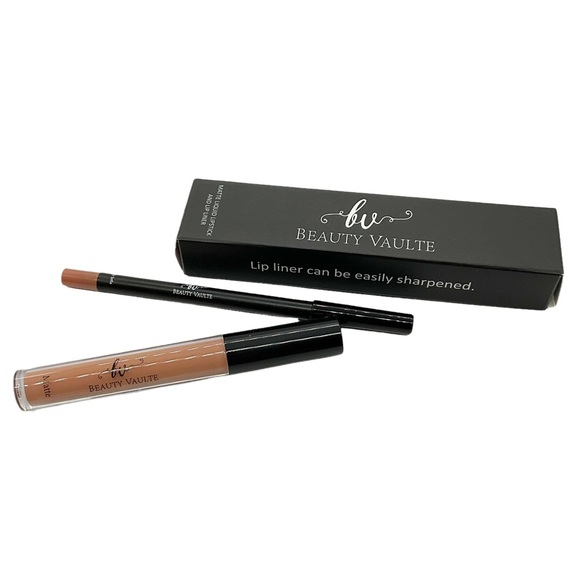 Beauty Vaulte Silky Sophia Liquid Matte Lipstick and Lip Liner Set - Picture 2 of 8